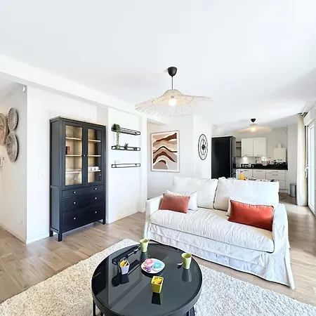 公寓 Beau T2 Recent, Terrasse Parking 4 Pers 布雷斯特